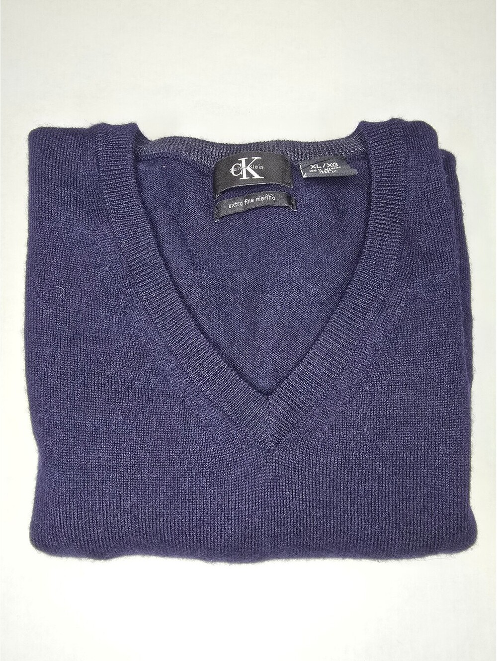 Calvin Klein V-Neck Sweater Navy blue